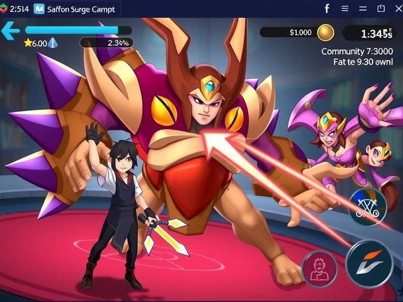 Saffron Surge Champ gameplay screenshot